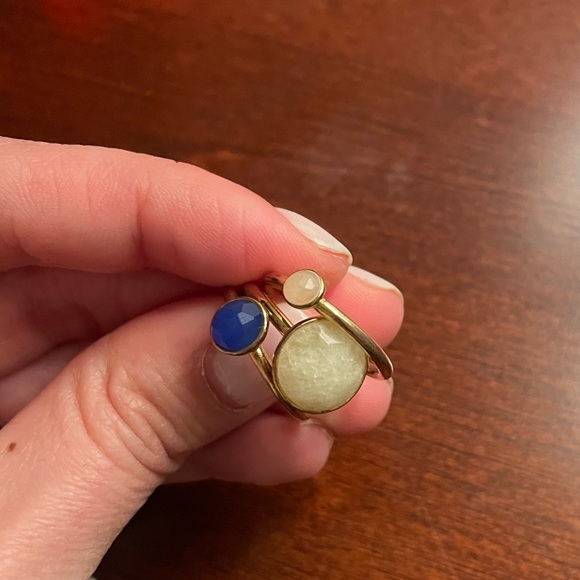 Stella And Dot Florence stackable ring set - Picture 2 of 6